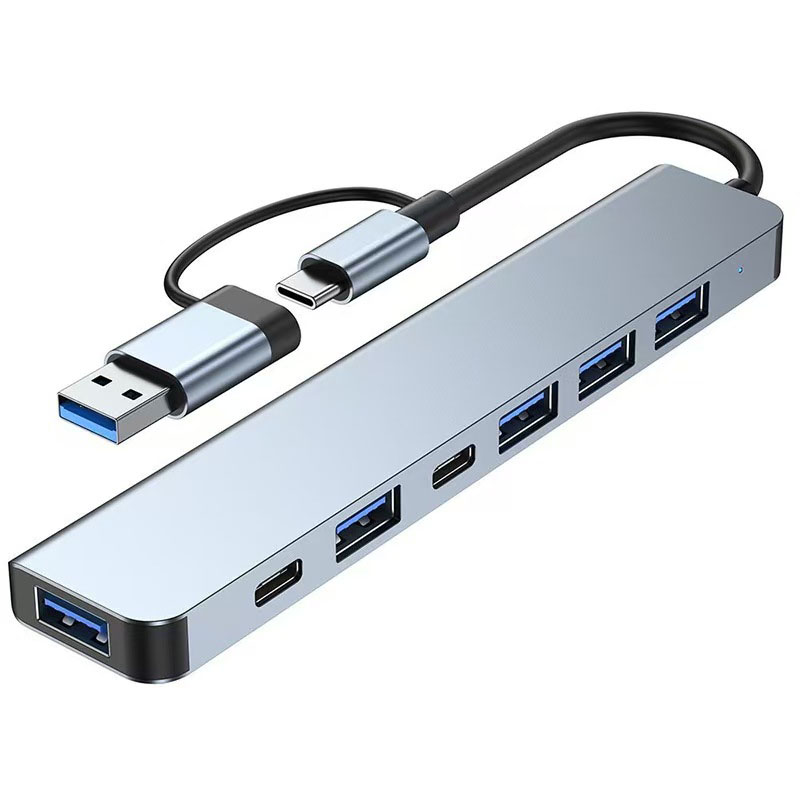 Usb Hub 7 Port - Hub USB A/C de 5/7/8 Portas,