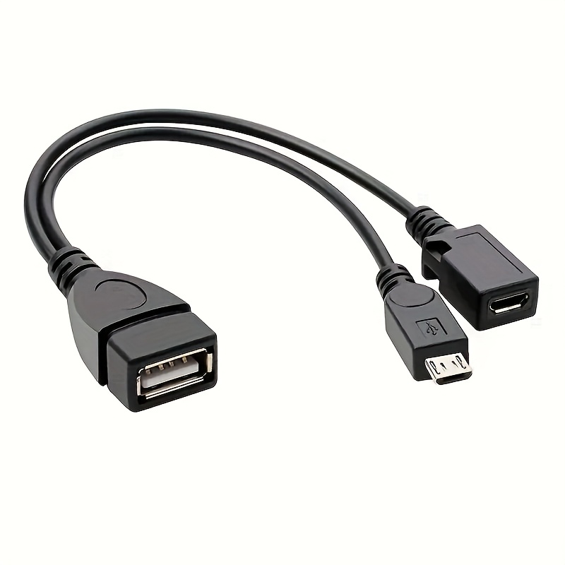 Tech Accessories Tablet - Adaptador divisor 2 em 1 OTG