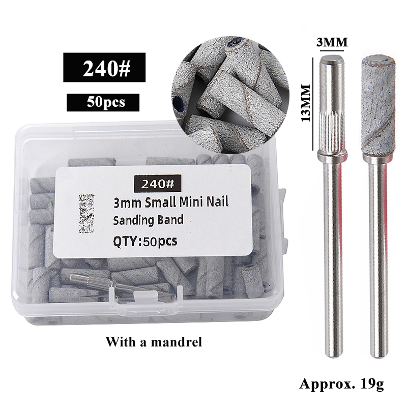 50 pçs/caixa 3mm mini lixa ban - Tech Accessories Box avaliação e preço