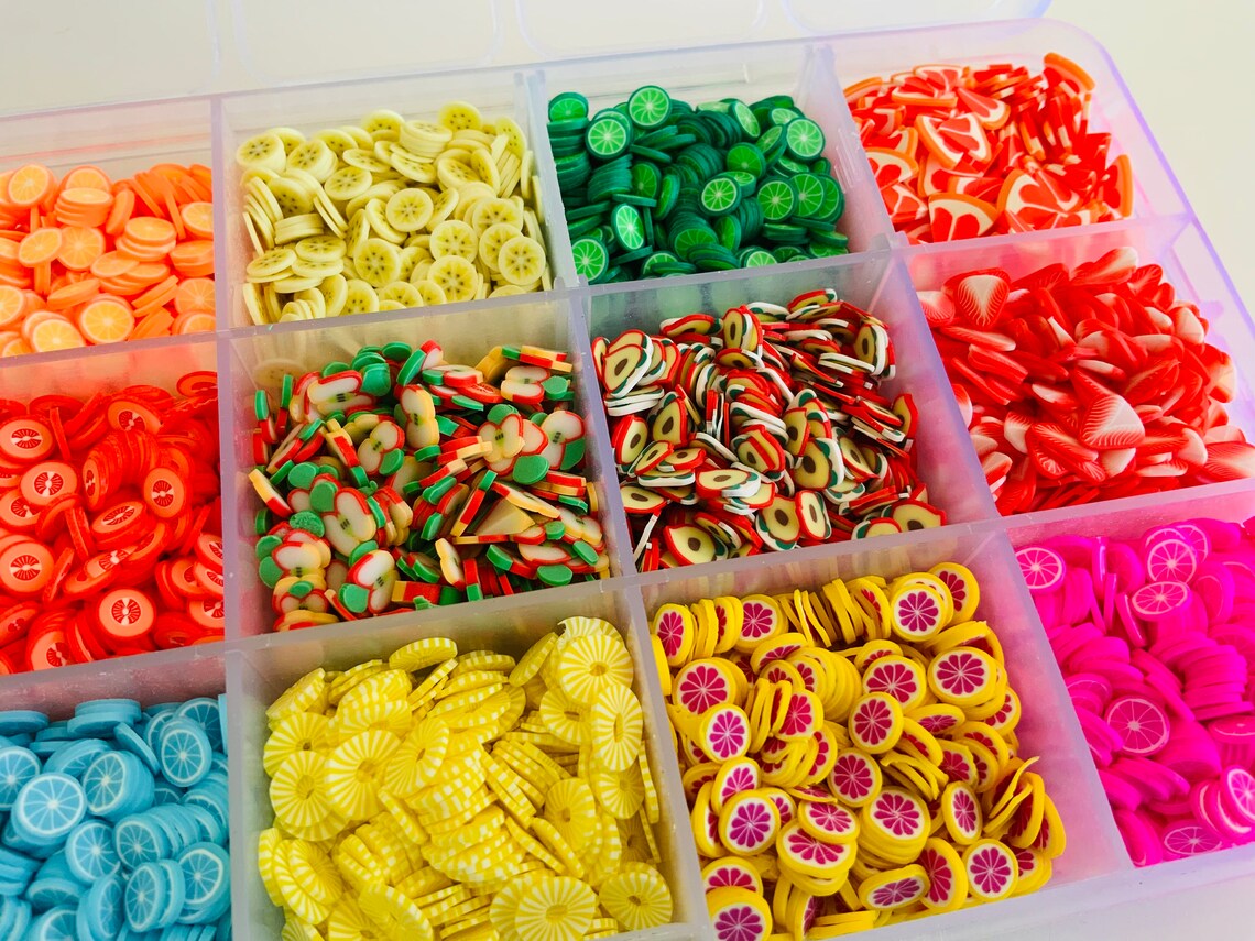 1000pc-240pc fatias de frutas  - Tech Accessories Box avaliação e preço
