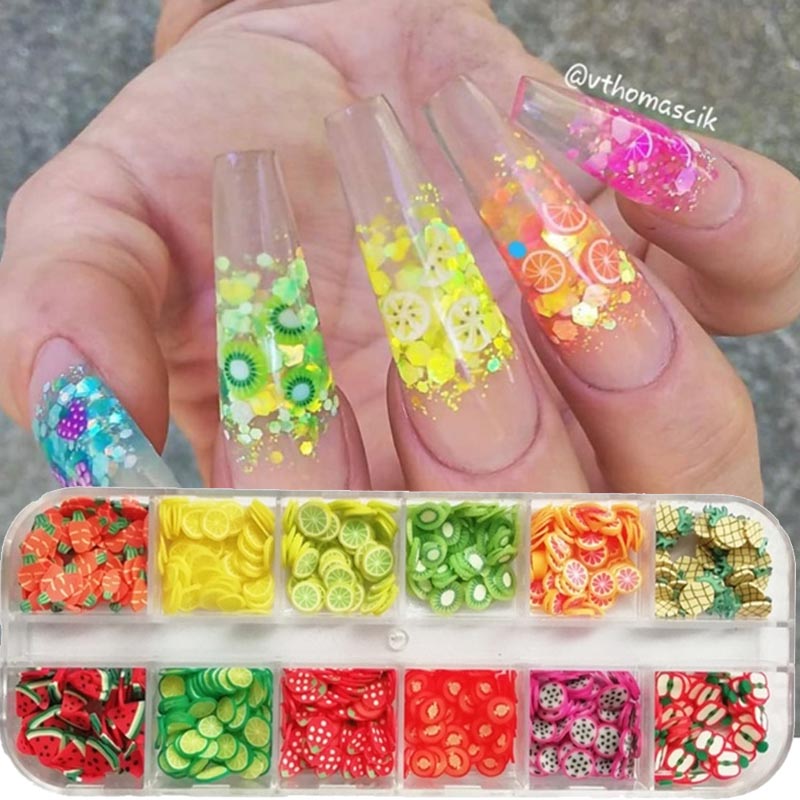 1000pc-240pc fatias de frutas  - Tech Accessories Box avaliação e preço